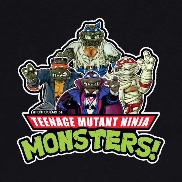 Teenage Mutant Ninja MONSTERS! by pentoolarts